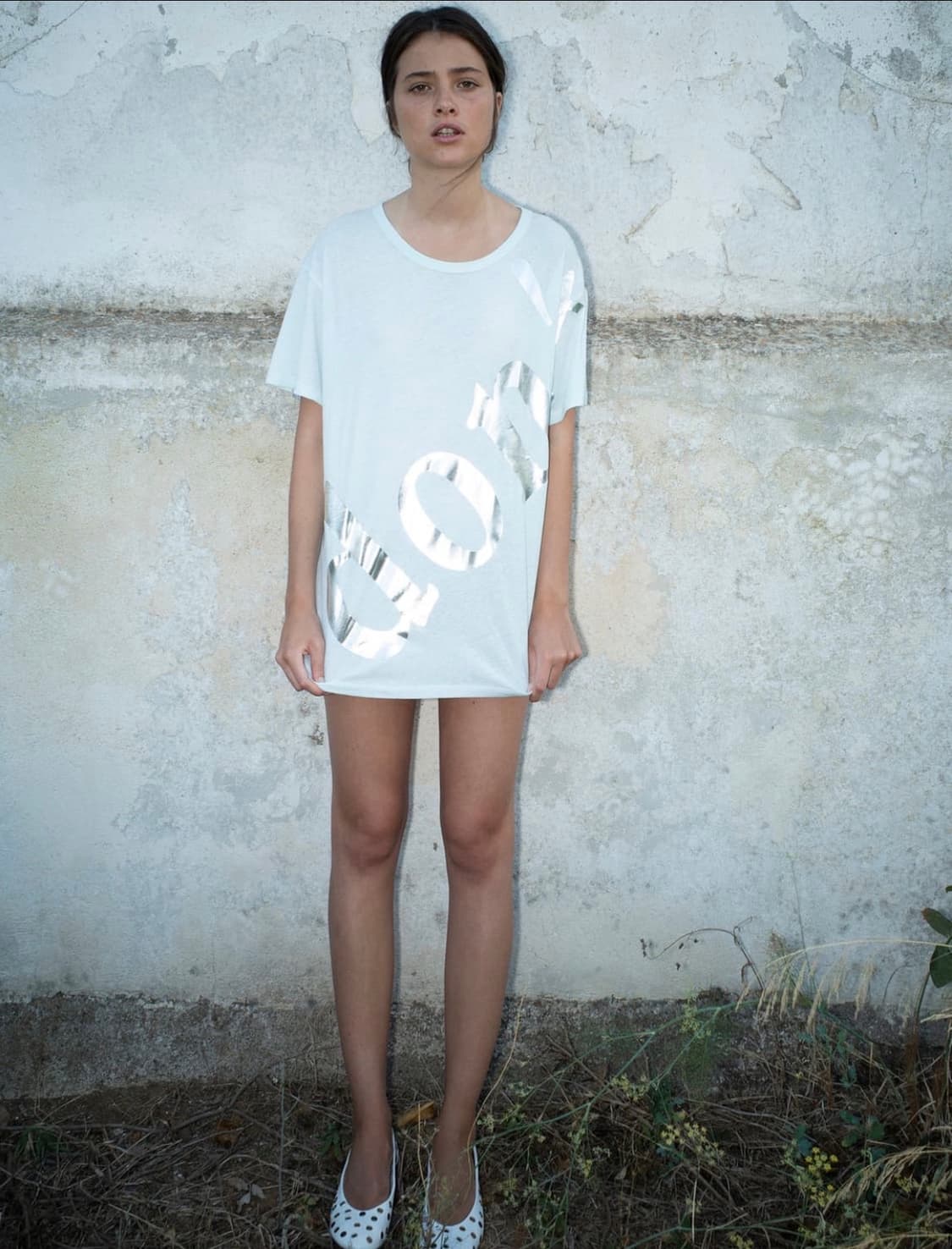 (XS,S,M) 기마구아스 Don’t 레터링 티셔츠 상품이미지1