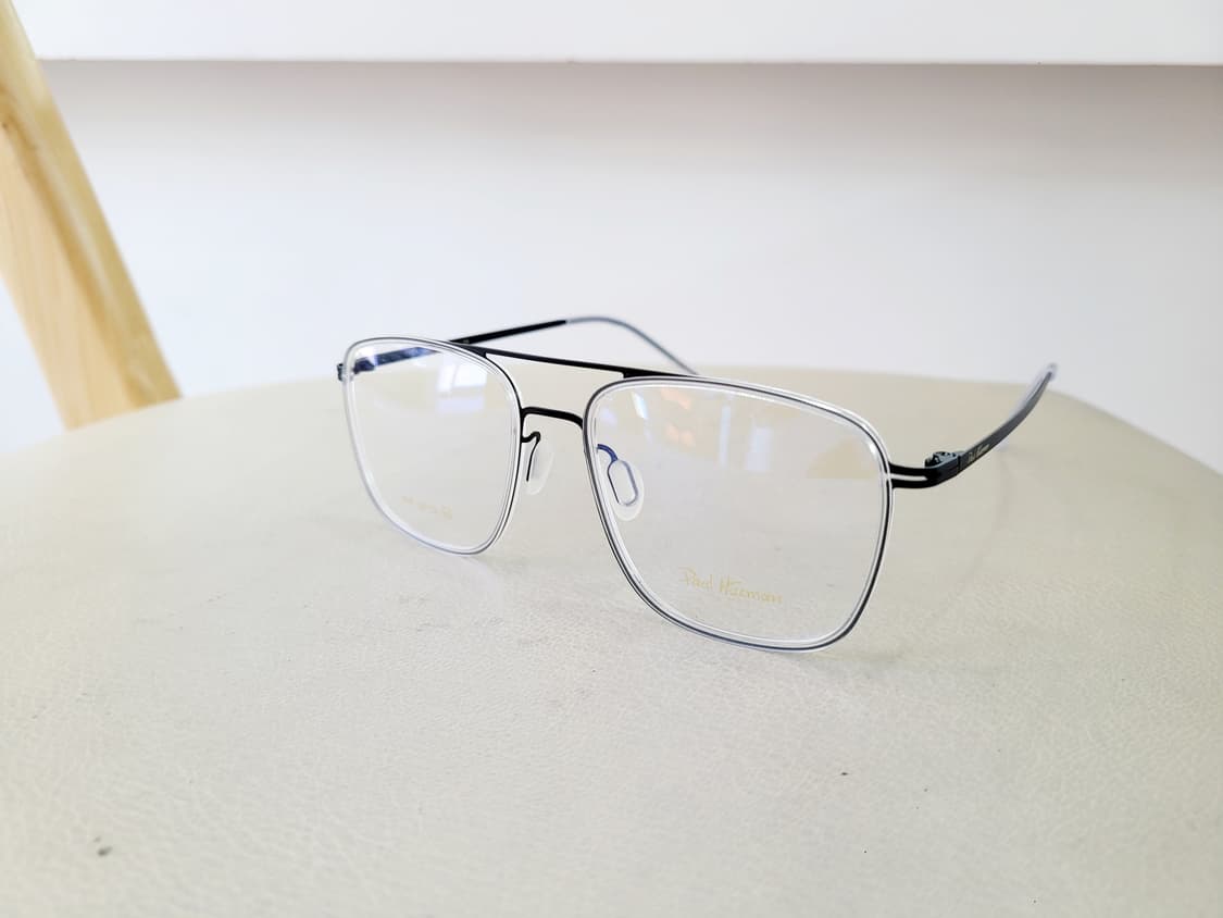 폴휴먼안경(PHF551D 블랙투명 투브릿지) +블루라이트변색렌즈 상품이미지4