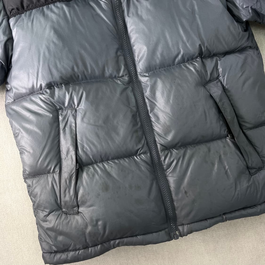 95 노스페이스 1996 700 눕시 그레이 패딩 상품이미지5