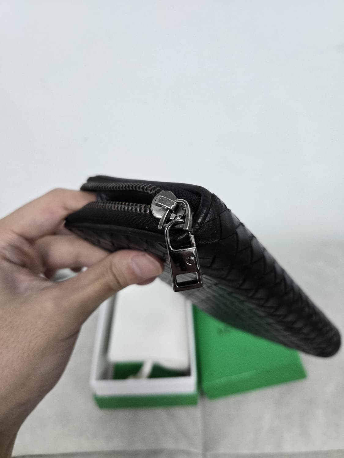 [보증서 A급]보테가베네타 지퍼 장지갑 상품이미지6