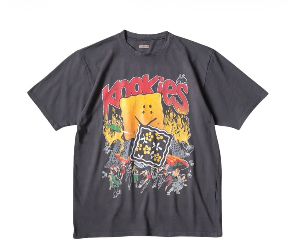 캐피탈 쿠키 티셔츠 블랙 잉크 상품이미지2