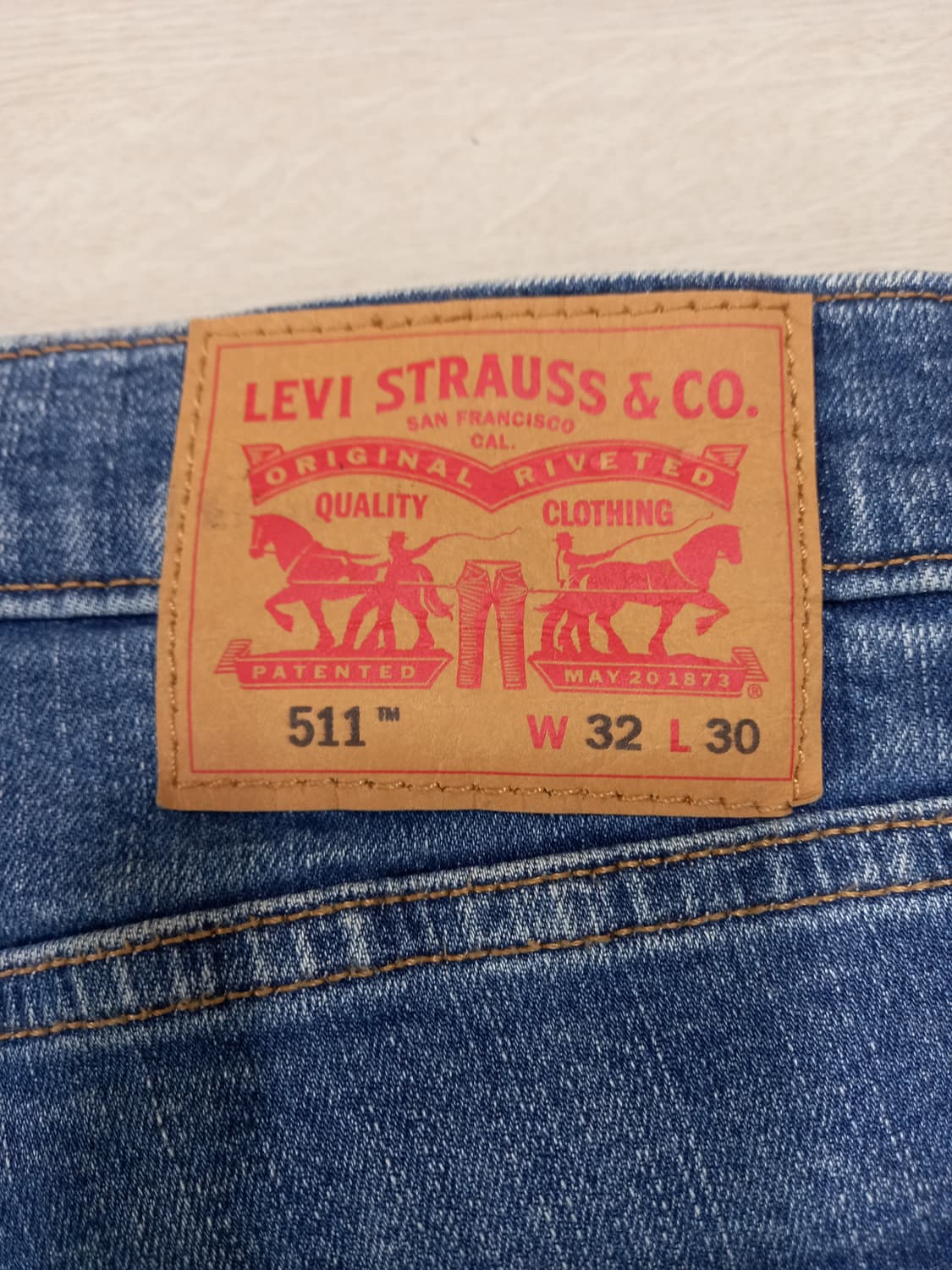 32 리바이스511 이집트 워싱 스판 슬림일자진 32-289 상품이미지5