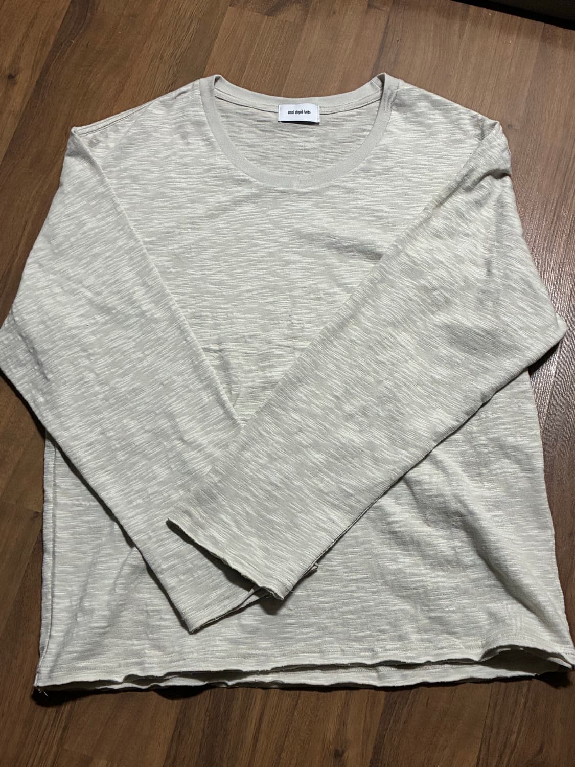 smallstupidtunes 롱슬리브 아이보리 상품이미지2