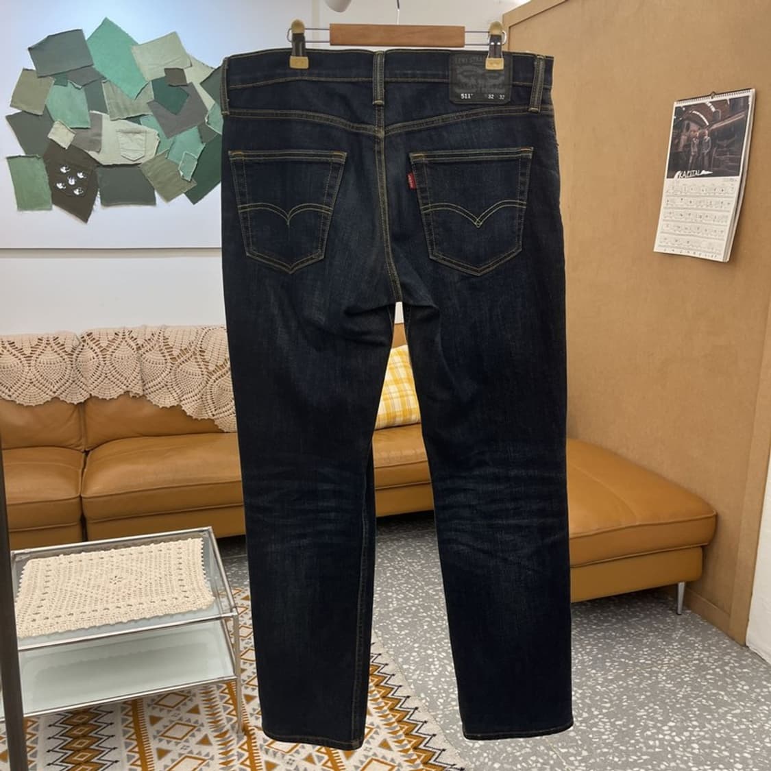 리바이스 511 올드스쿨 레트로 워싱 데님팬츠 32인치 C10764 상품이미지4