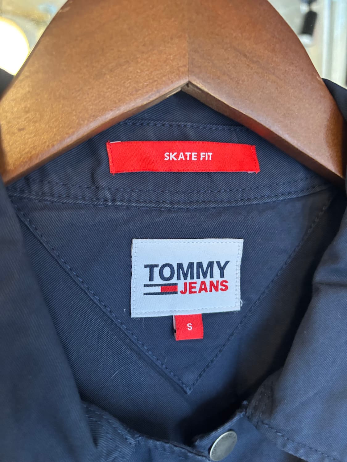 tommy 타미진스 네이비 블루종 셔츠 자켓 상품이미지3