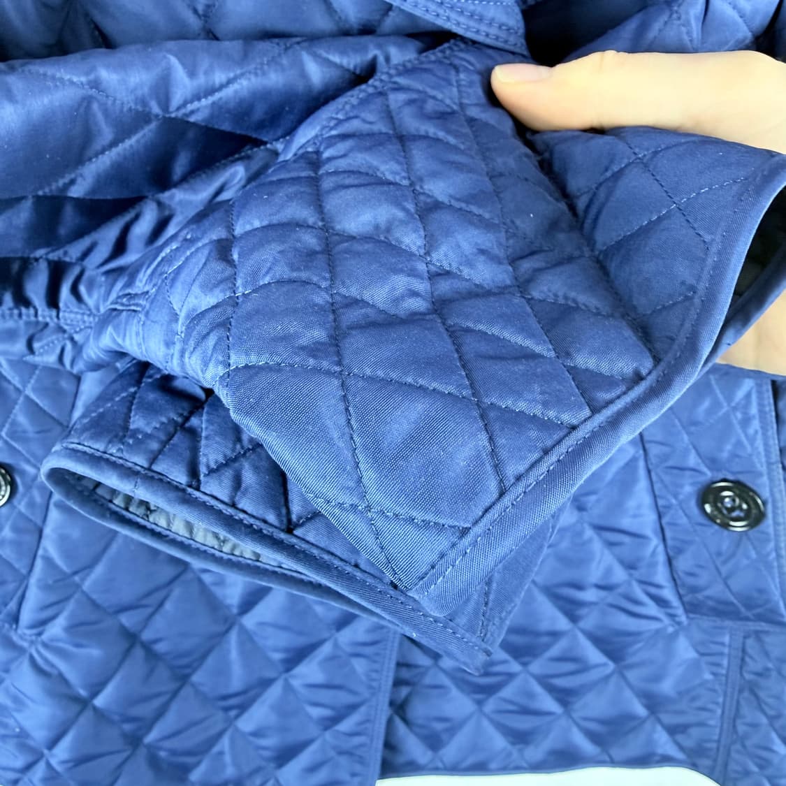 (6) 버버리 우먼스 퀄팅자켓 블루 상품이미지5