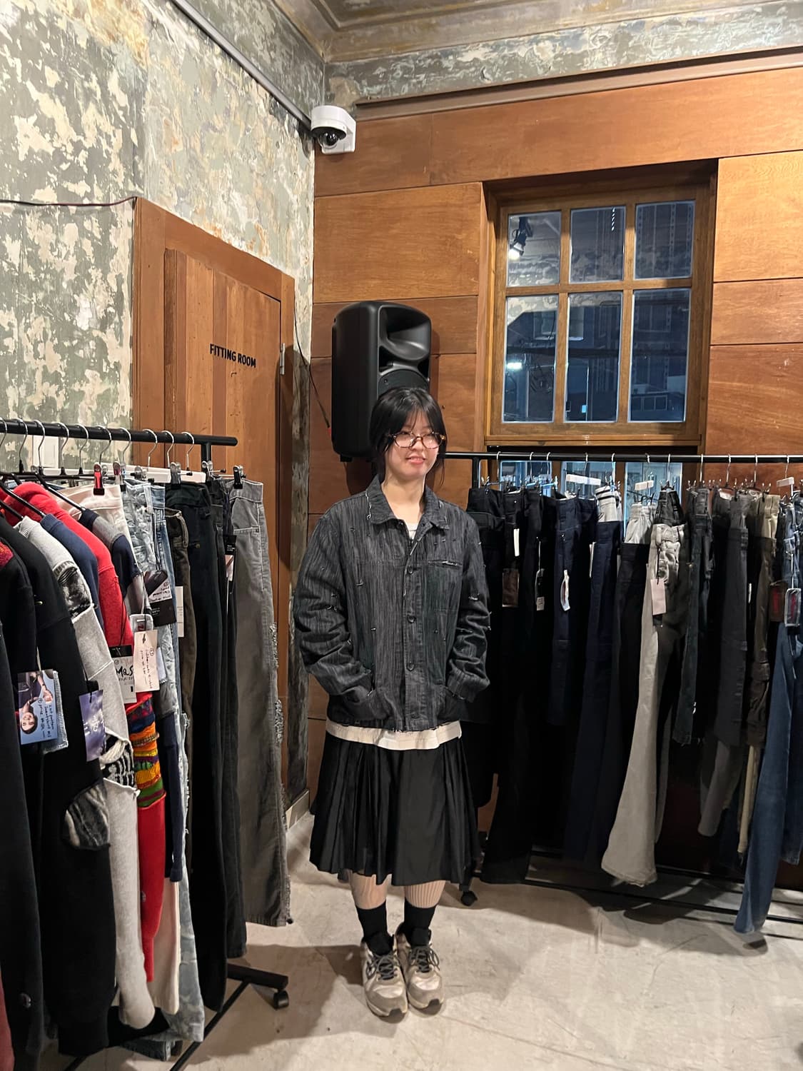 Smith's 블랙 데님 디스트레스드 자켓 상품이미지3