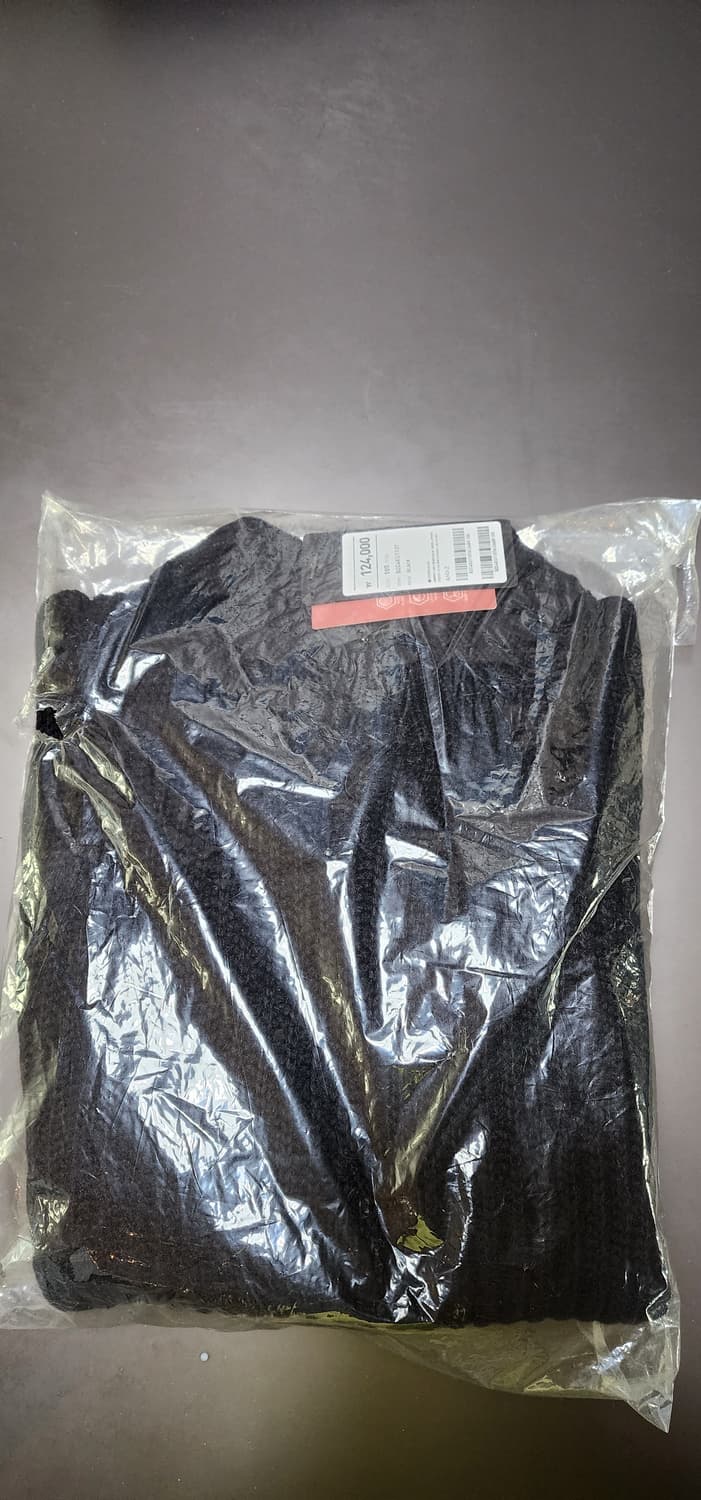 (새상품)앤드지 블랙 청키 모크넥 니트 L 상품이미지5