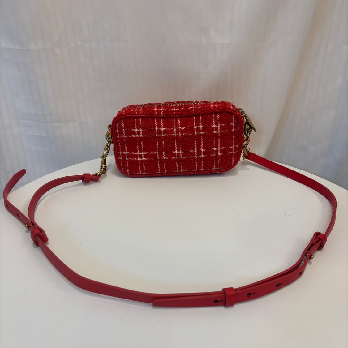 정품 찰스앤키스 트위드 크로스백     상품이미지8