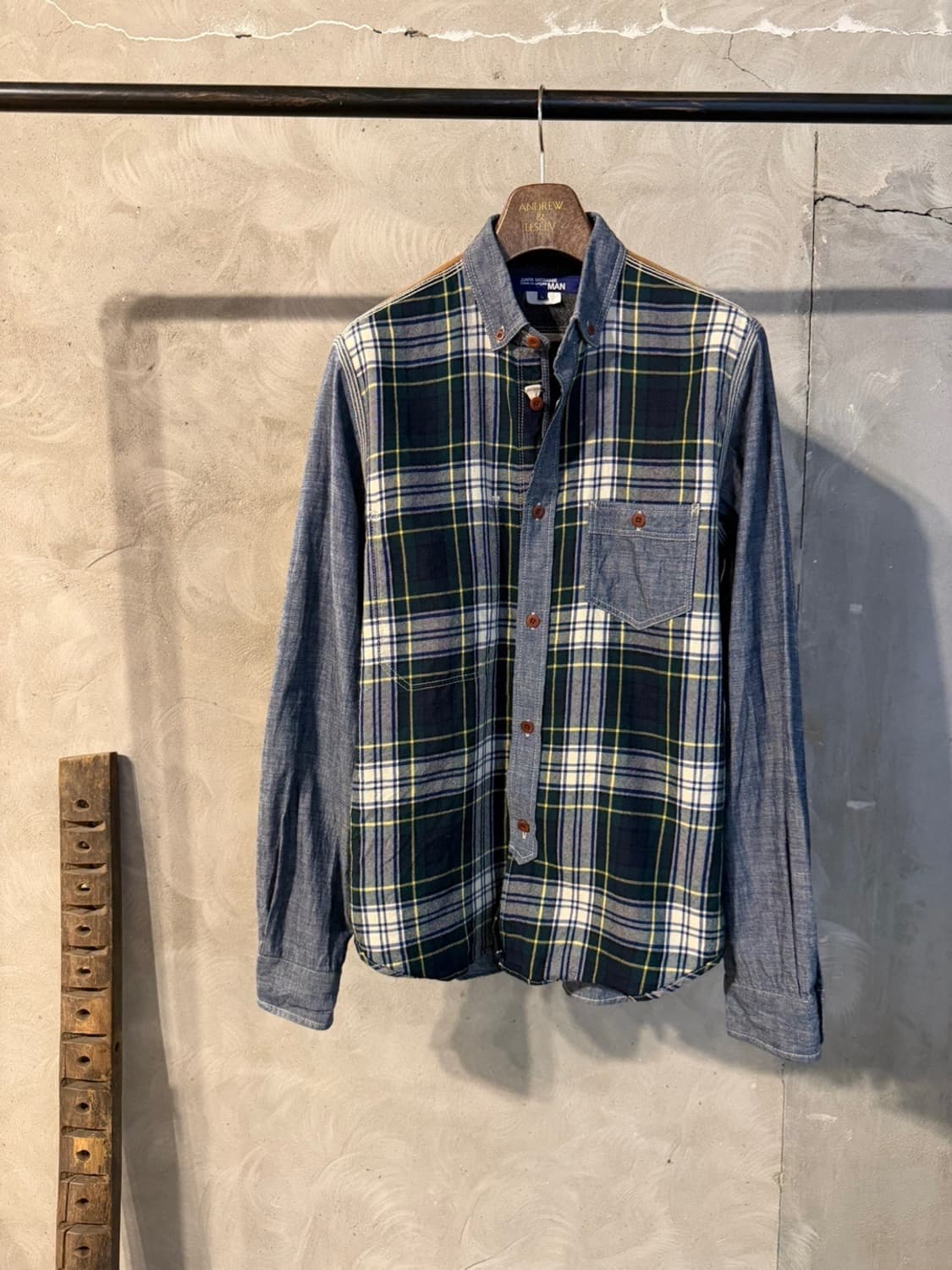 준야 와타나베 꼼데가르송 워크셔츠 슬림100 상품이미지1