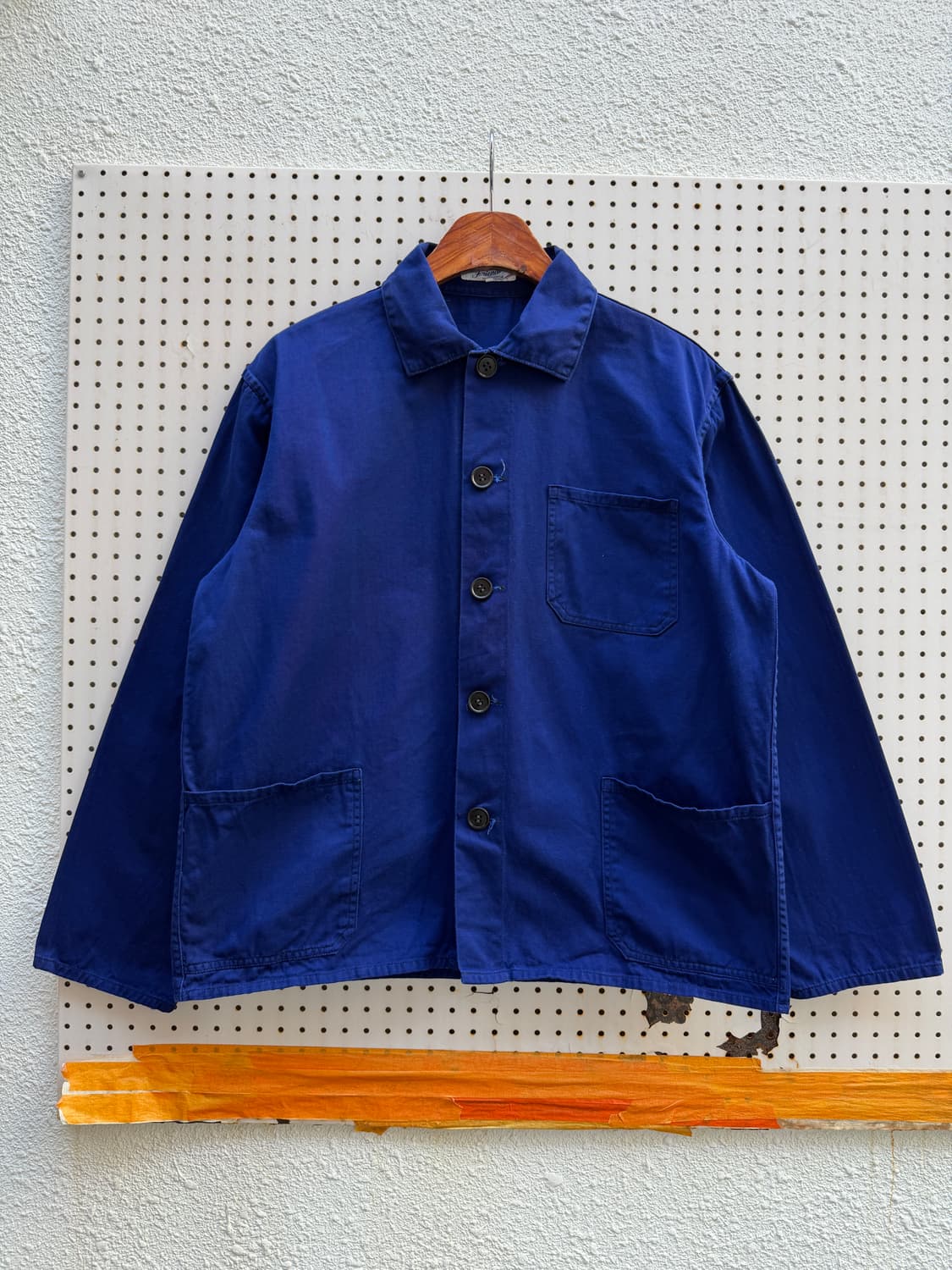 1970s FRIENDSHIP INDIGO BLUE 빈티지 프렌치워크자켓 상품이미지1
