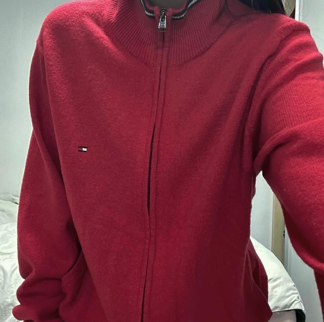 🌊TOMMY HILFIGER Knit Zip-Up 상품이미지6