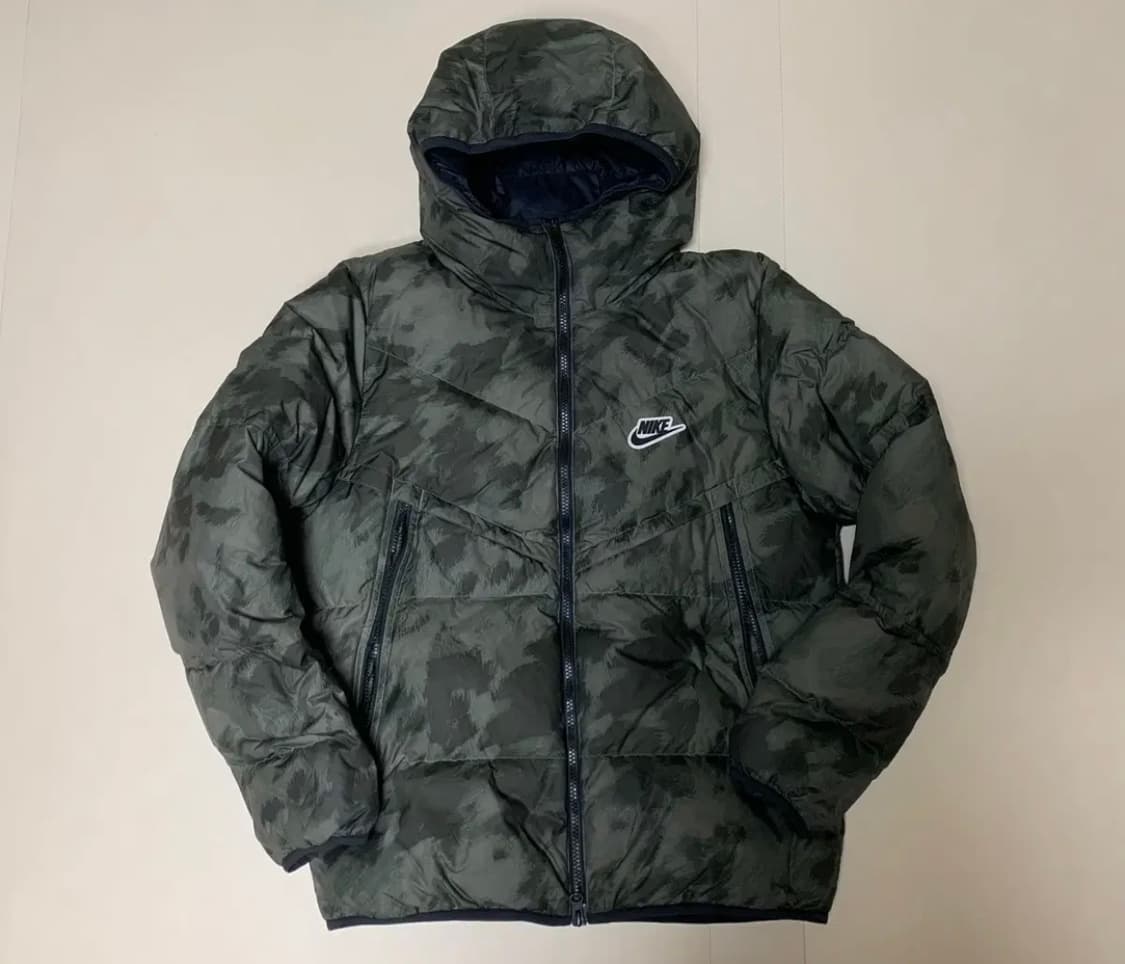 [M] 나이키 다운필 윈드러너 카모 덕다운 패딩 상품이미지1
