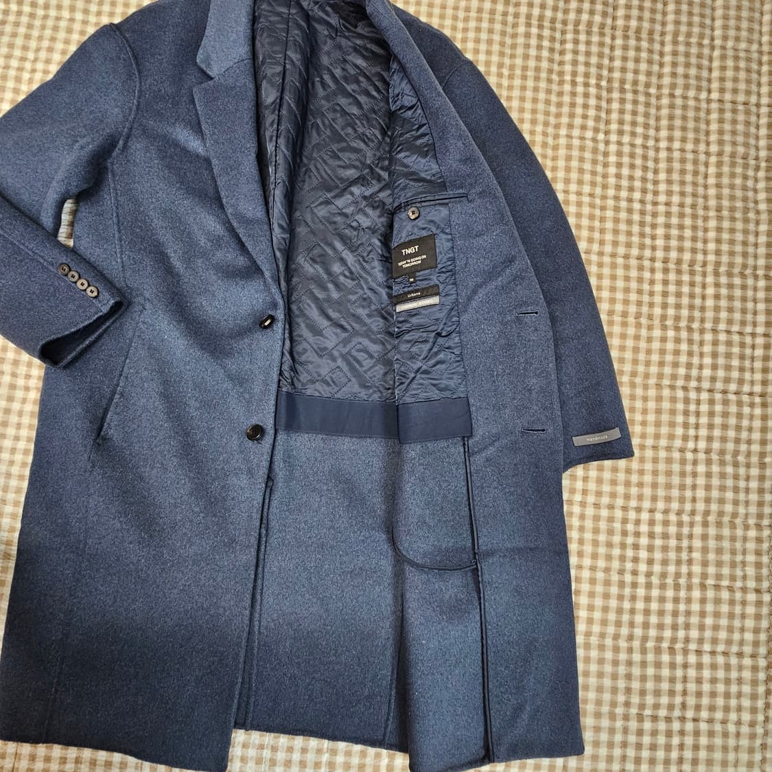 TNGT 핸드메이드 울 캐시미어 코트 남자100 상품이미지7