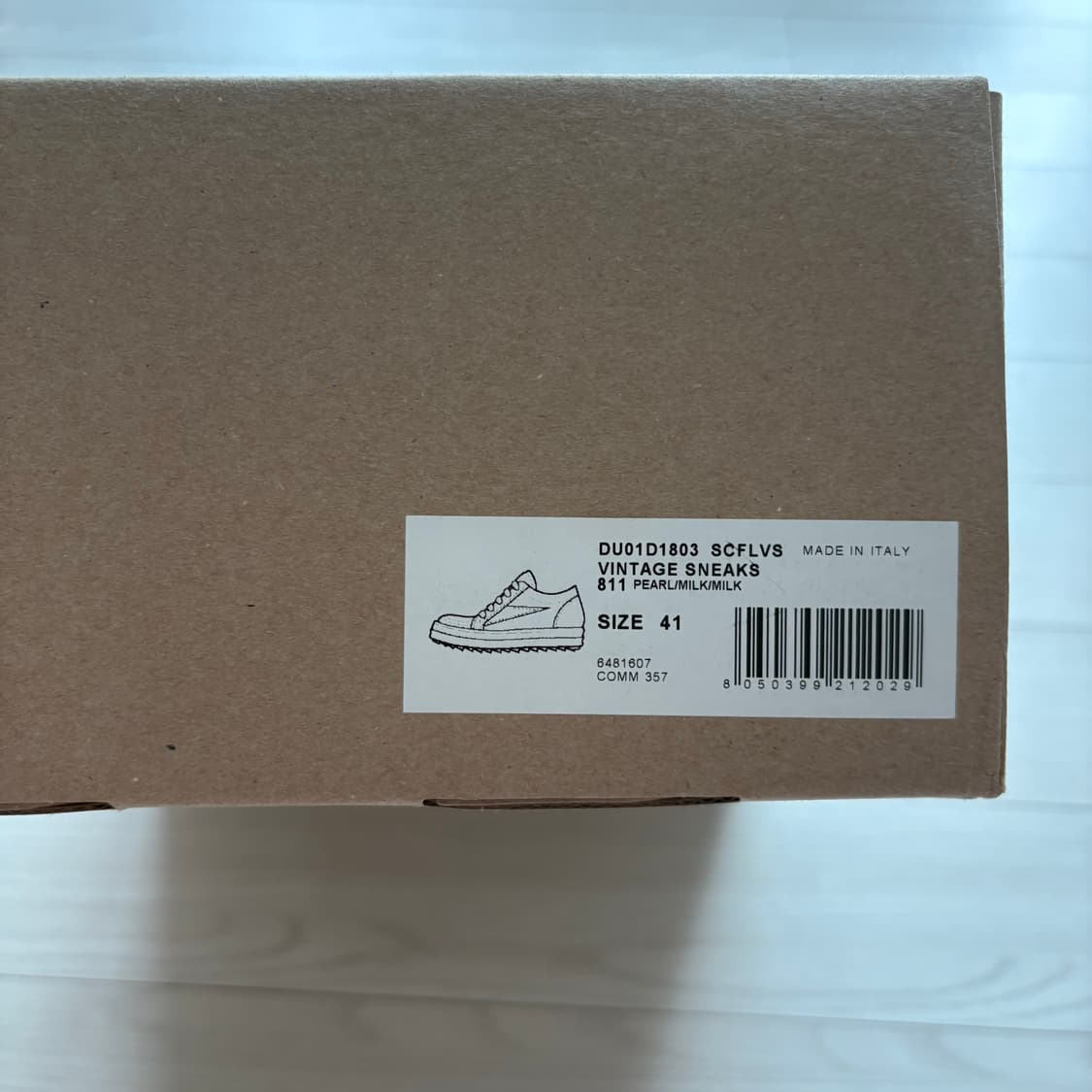 릭오웬스 다크쉐도우 빈티지 스니커즈 릭반스 41 상품이미지7