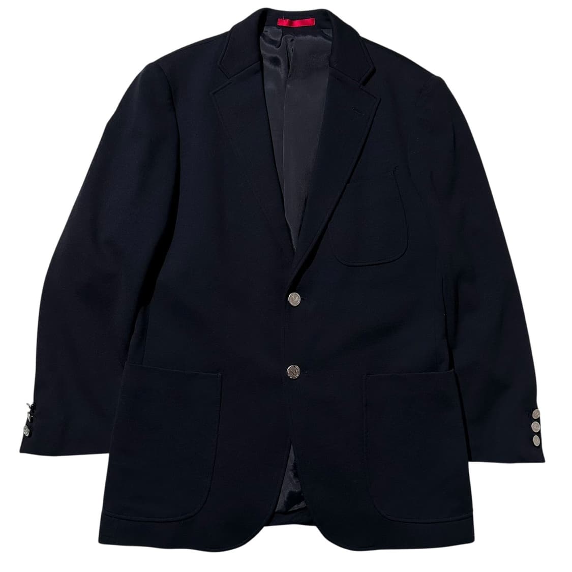 제이프레스 은장버튼 싱글 2B 블레이저 자켓 네이비 상품이미지1