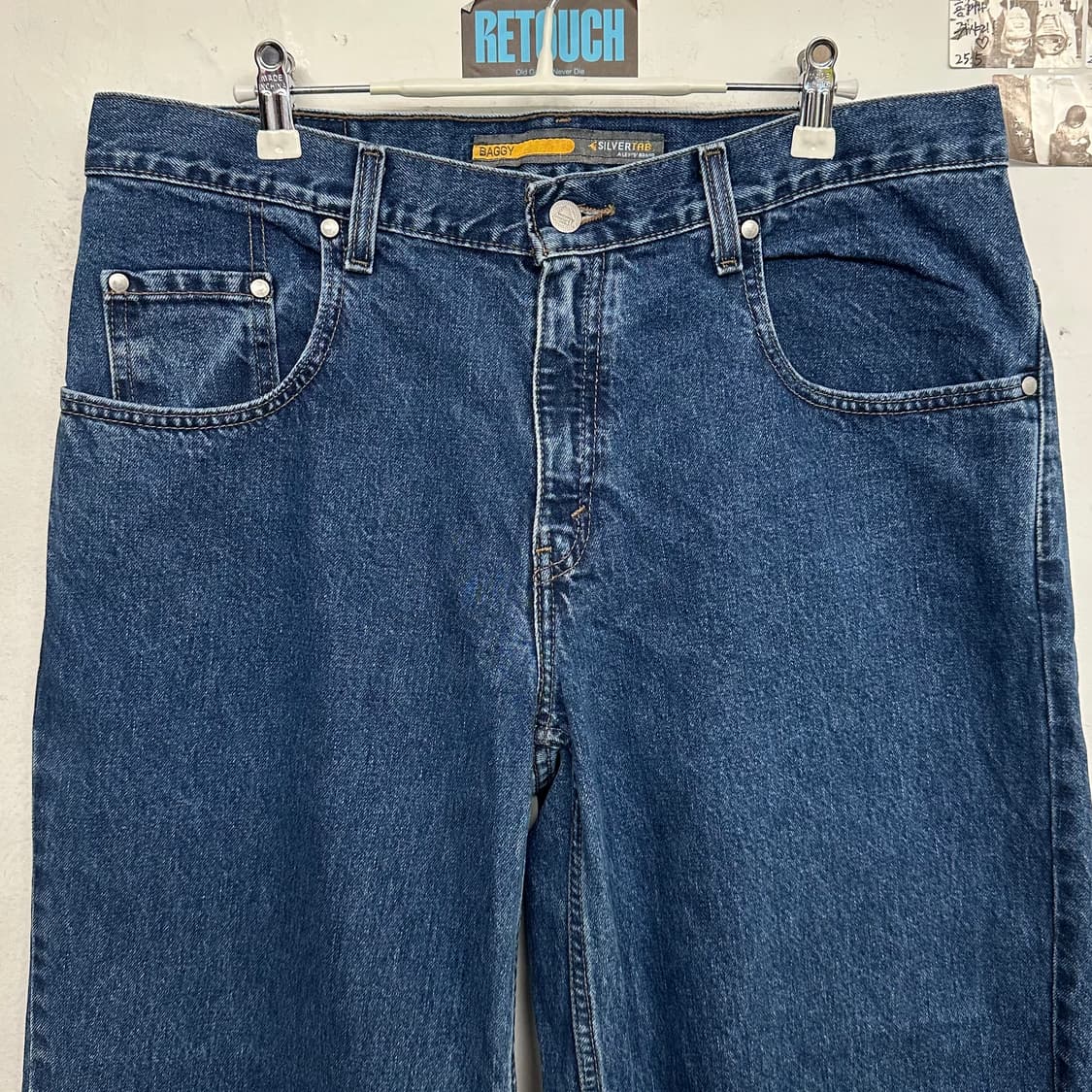 2000‘s 리바이스 실버탭 배기 크롭진 상품이미지2