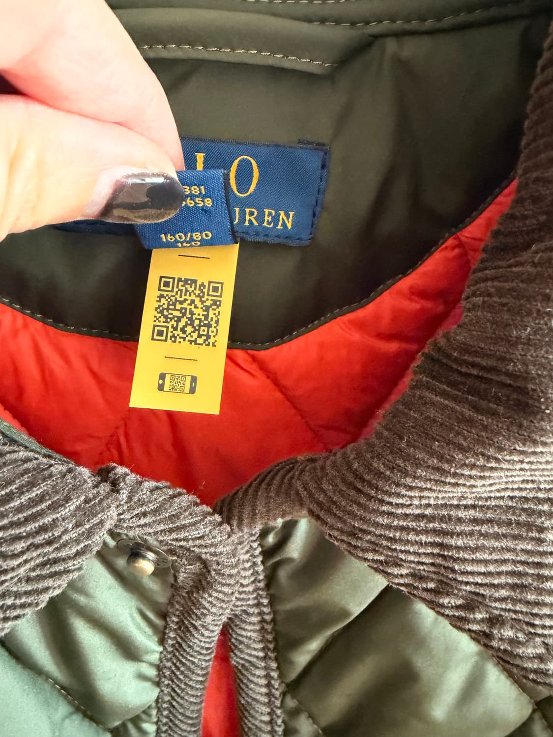 폴로랄프로렌 퀼팅쟈켓 상품이미지7