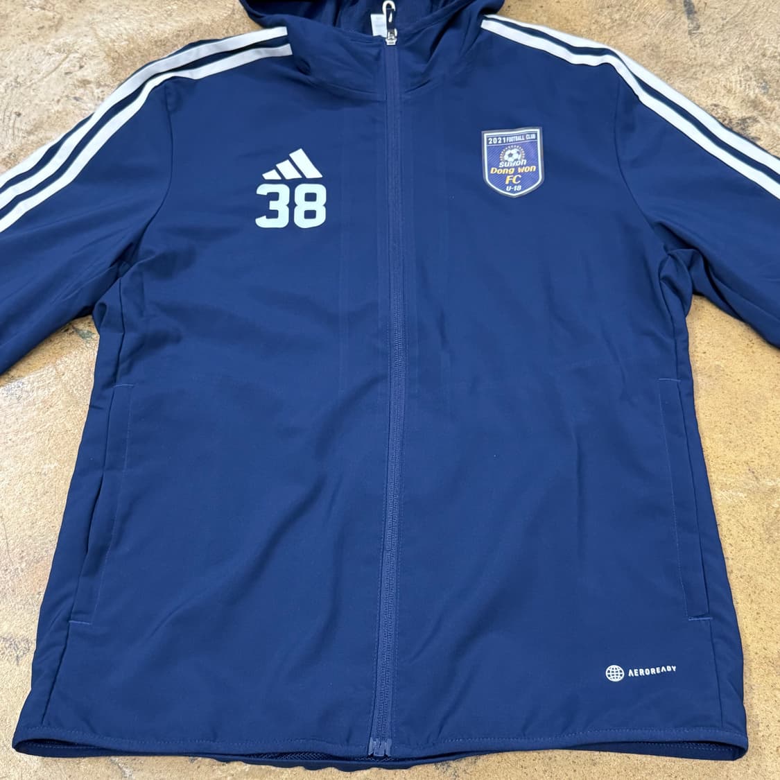 [정품/S] 아디다스 수원동성 FC 트레이닝 후드집업 b16 상품이미지3