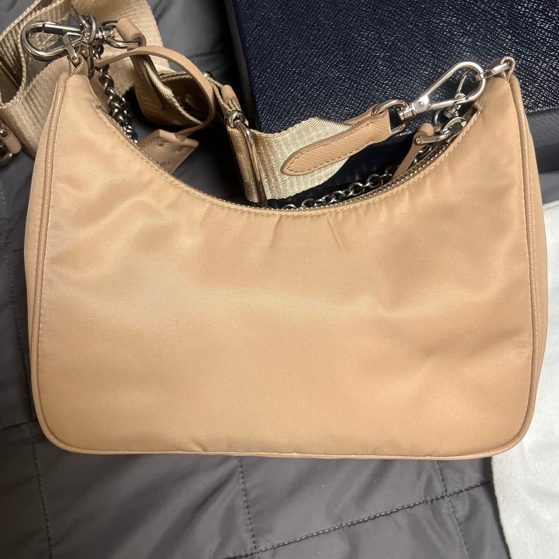 프라다 테수토 호보백 베이지 상품이미지4