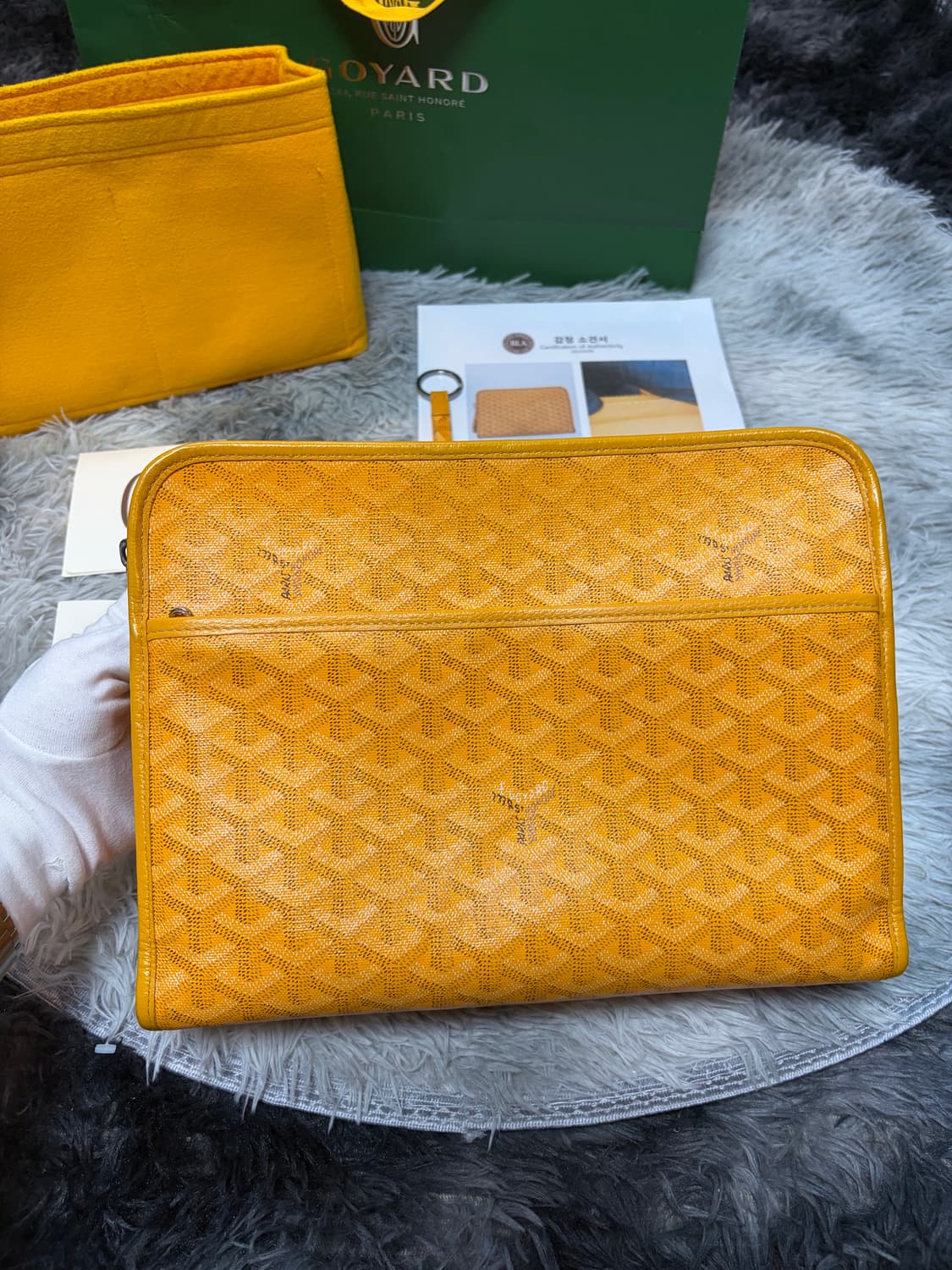 고야드 쥬방스 토일렛백 MM 옐로우 상품이미지2