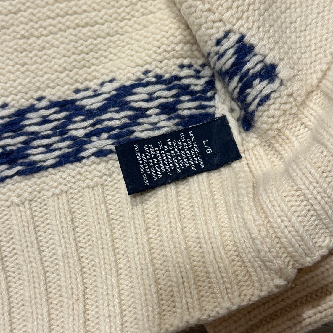 폴로 진스 노르딕 코위찬 니트 집업 상품이미지4