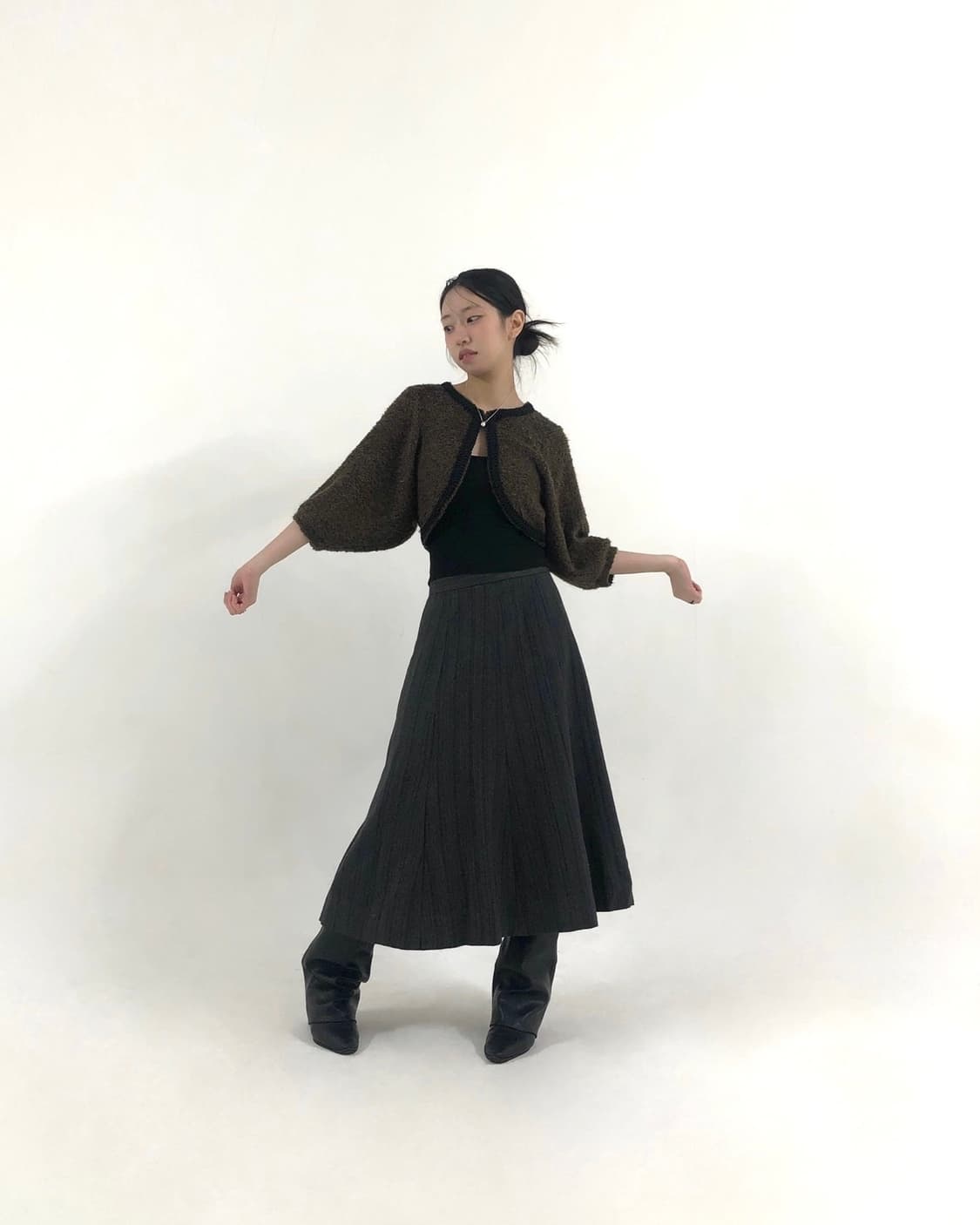 [코디세트] Brown Cape Set 상품이미지1