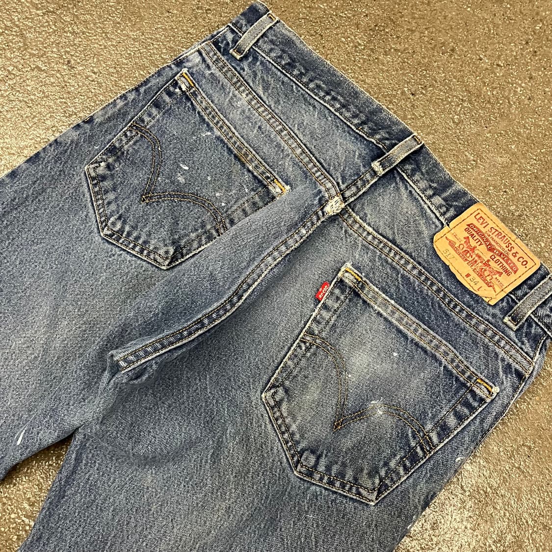 90s USA Levis517 오렌지탭 부츠컷 (35“) 상품이미지5