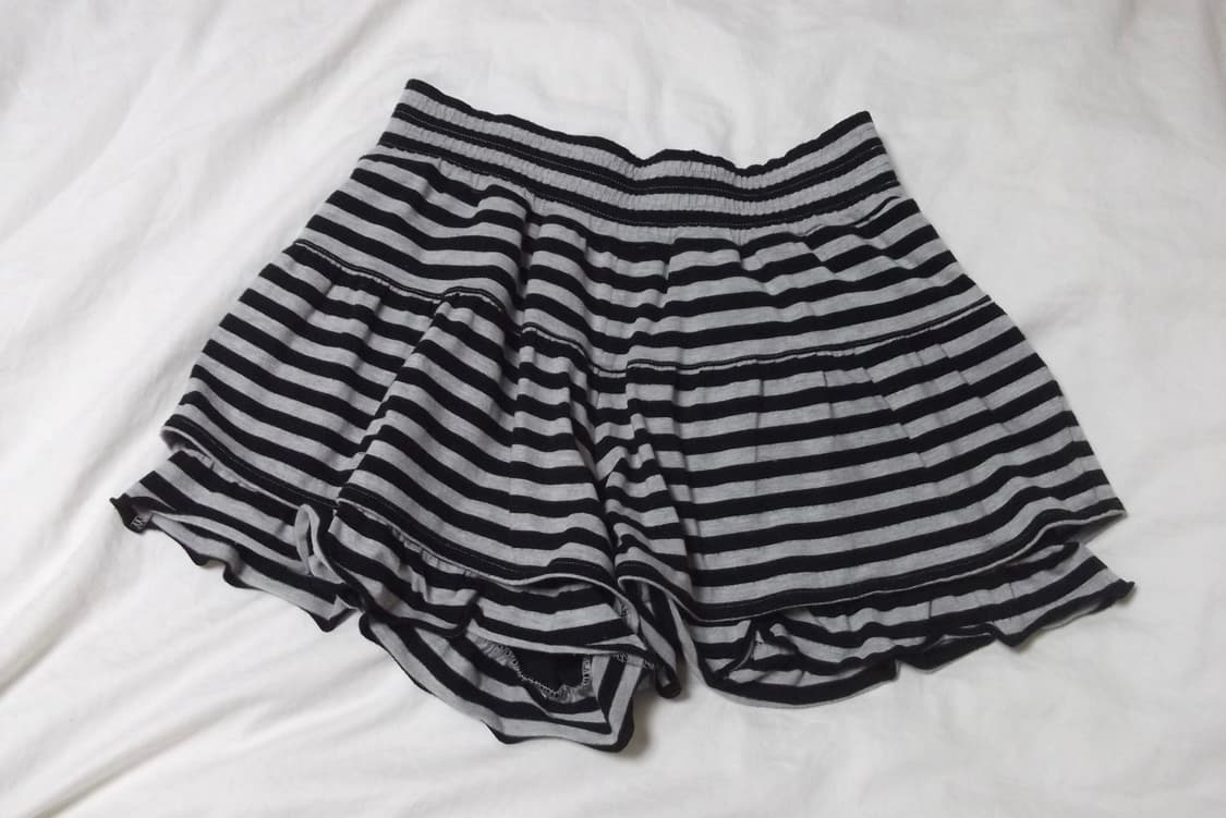 일본 빈티지 핑크라떼 스트라이프 스커트스카판 갸루 히메갸루 쇼콜라 로걀 상품이미지2