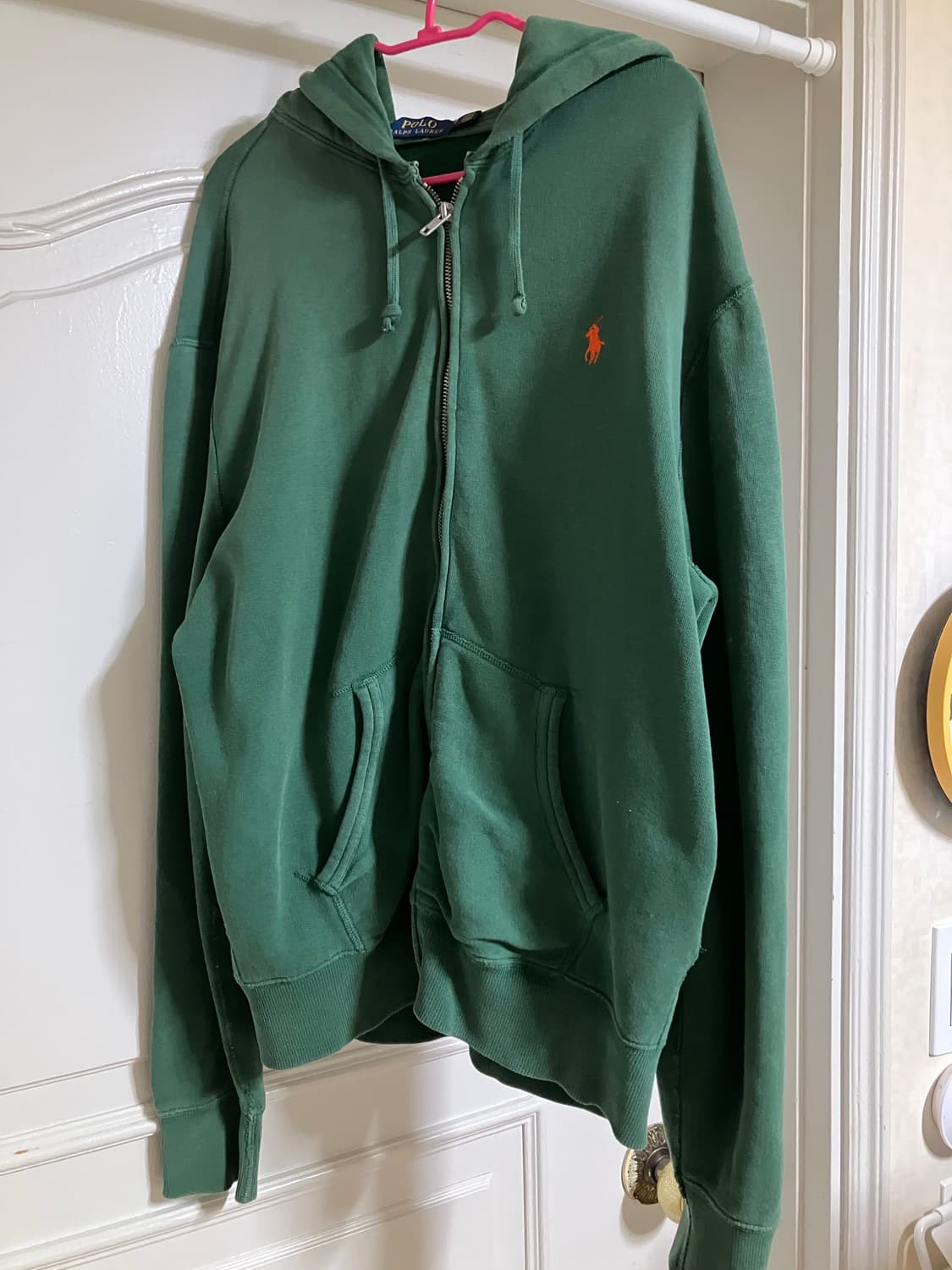 폴로 그린 후드집업 상품이미지1