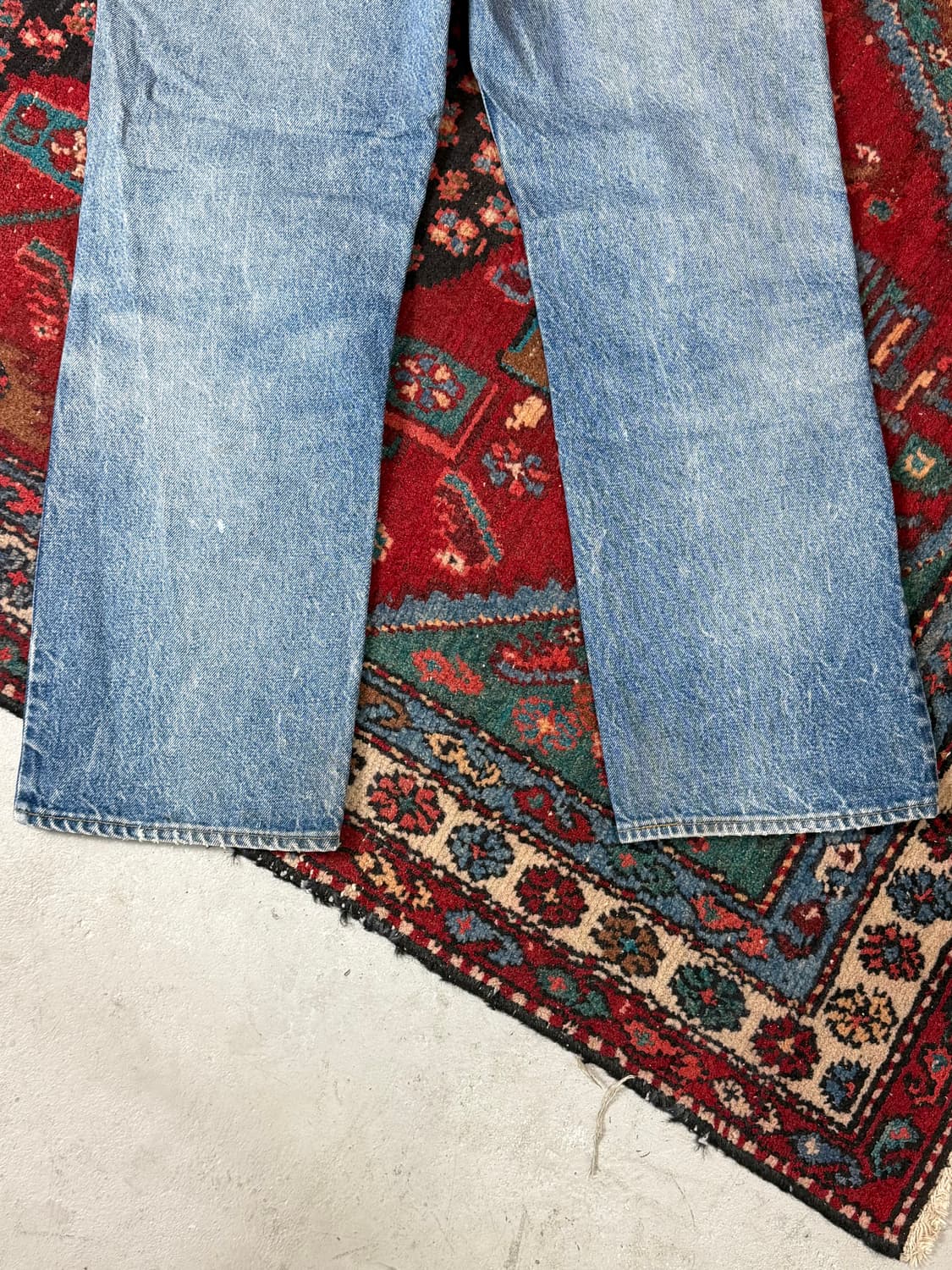 80's USA Made 빈티지 리바이스 517 오렌지탭 부츠컷 상품이미지8