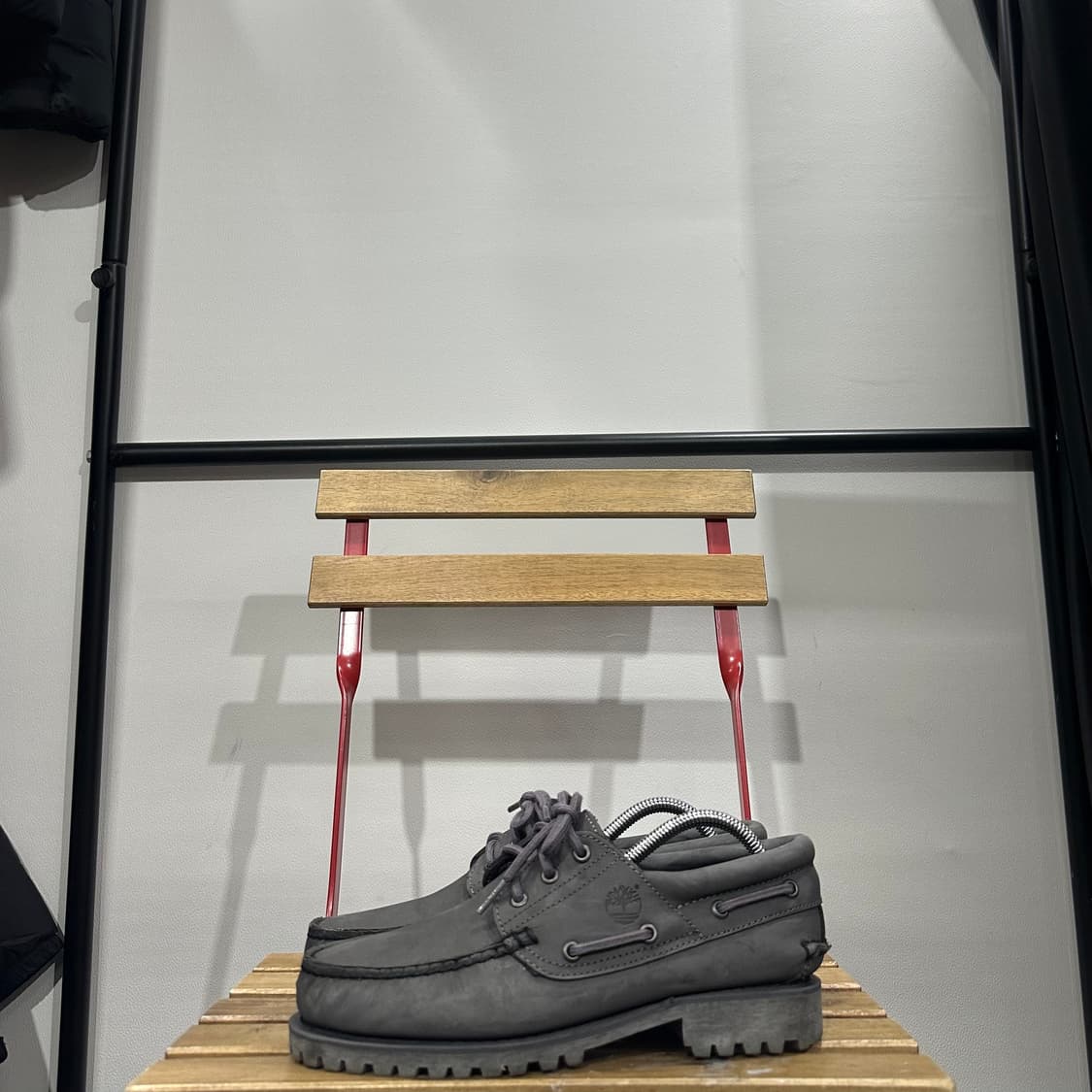 260) 팀버랜드 로퍼 남성 남자 구두 3아이 보트슈즈 그레이 상품이미지3