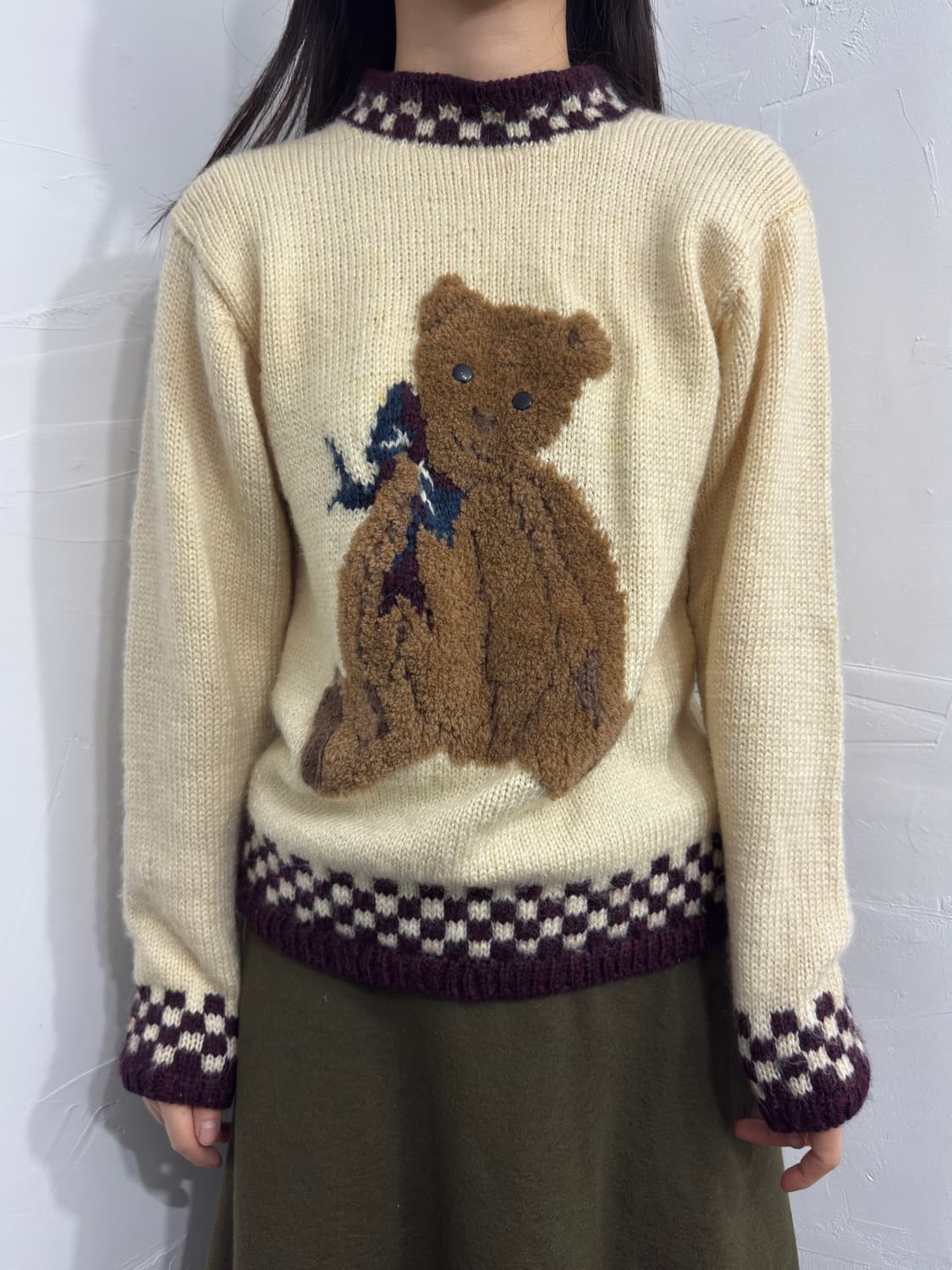 teddy bear knit 상품이미지1