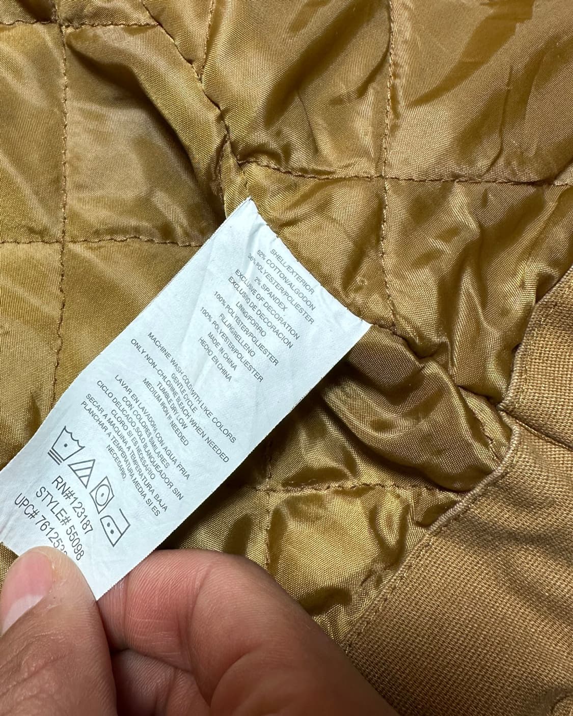 랭글러 퀄팅 라이닝 컨버스 베스트 상품이미지9