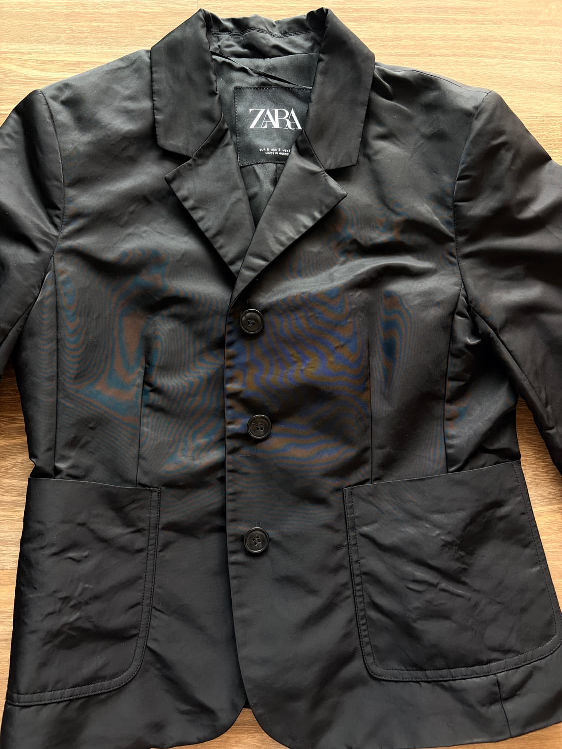 ZARA 자라 여성 블랙 블레이저 자켓 S 상품이미지3