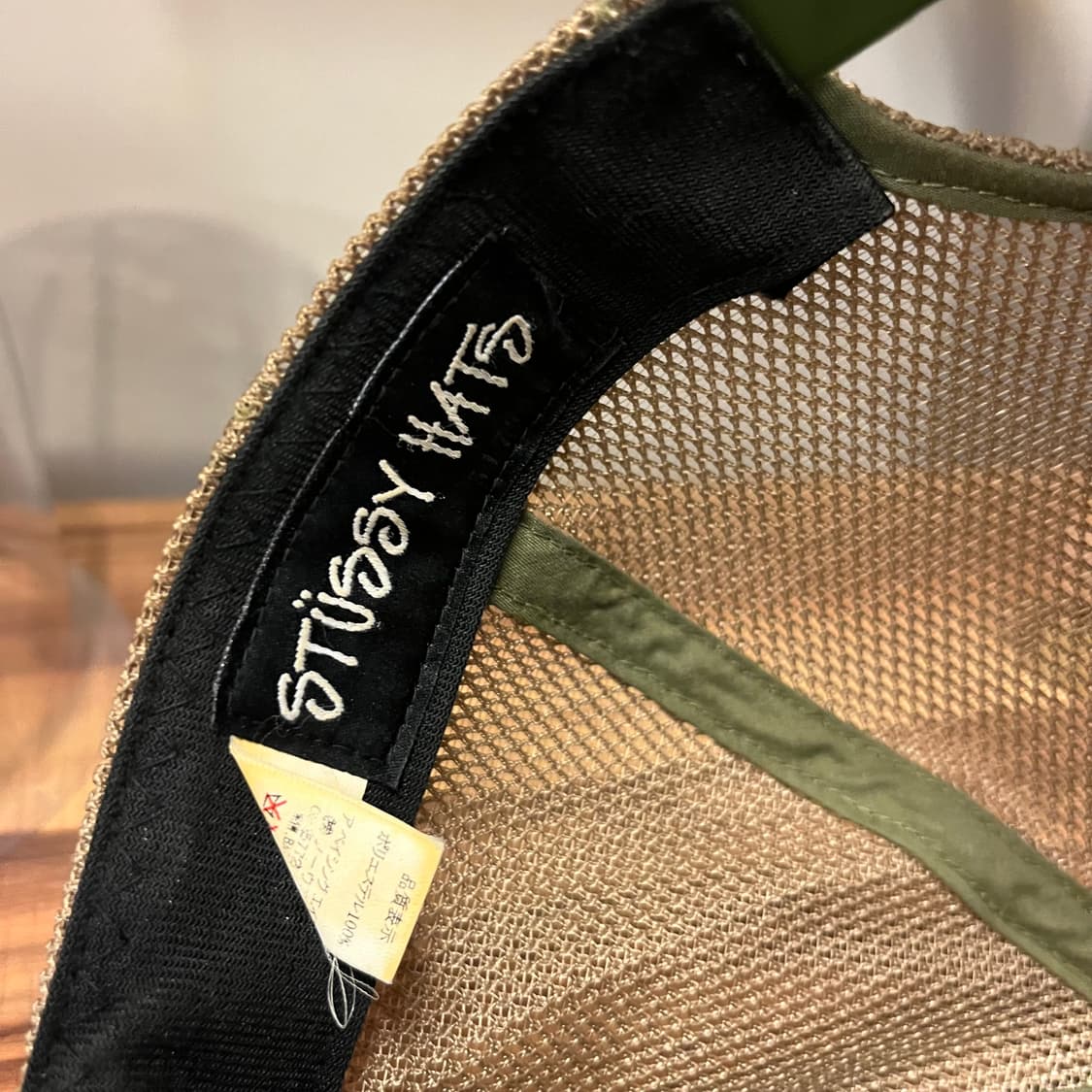 베이프 x 스투시 메쉬캡 상품이미지4