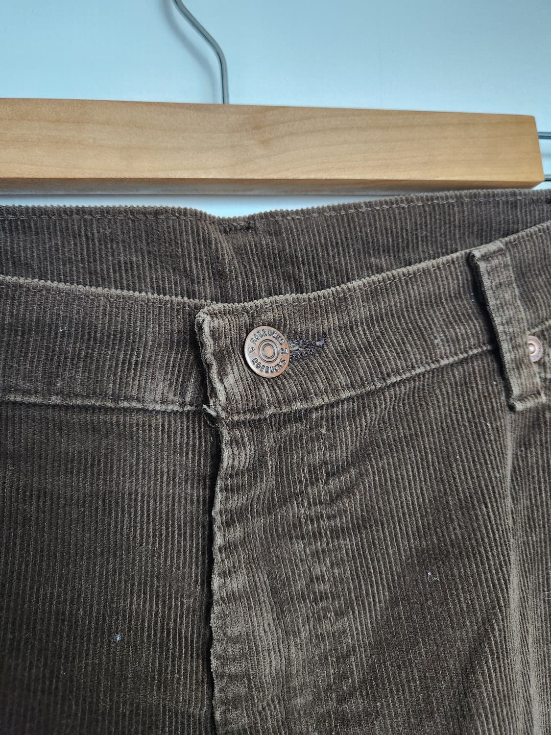 80s 시어즈 로어벅 코듀로이 세미 부츠컷 팬츠(USAmade) 상품이미지4