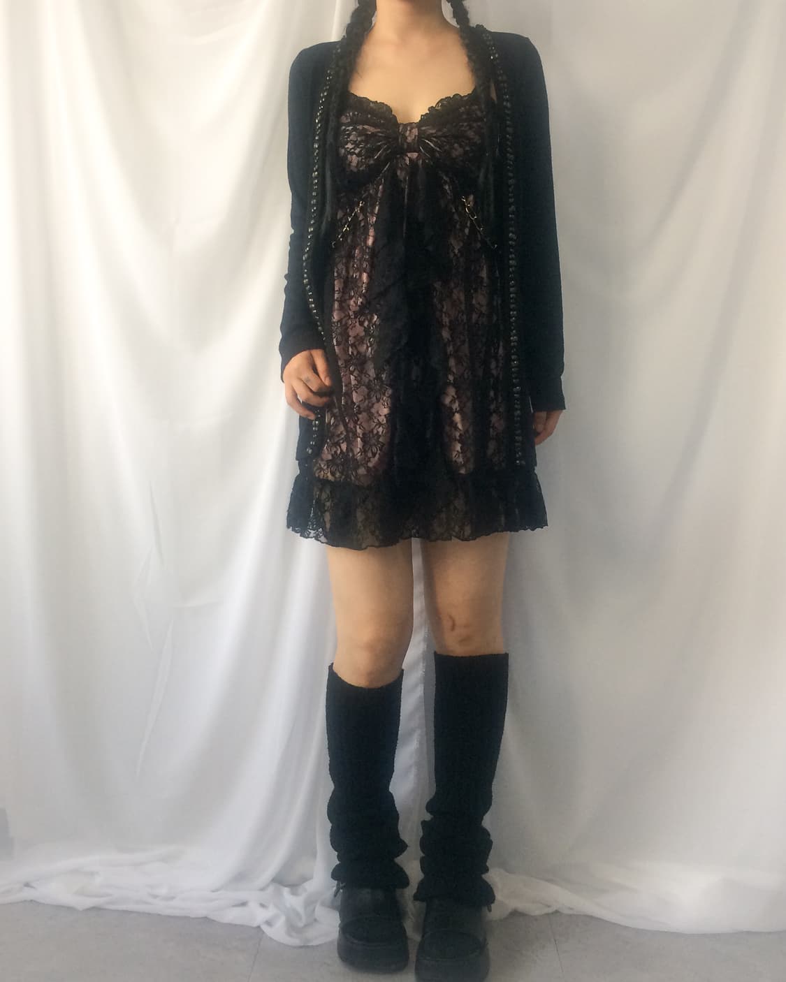 Lace ribbon sleeveless onepiece 상품이미지9