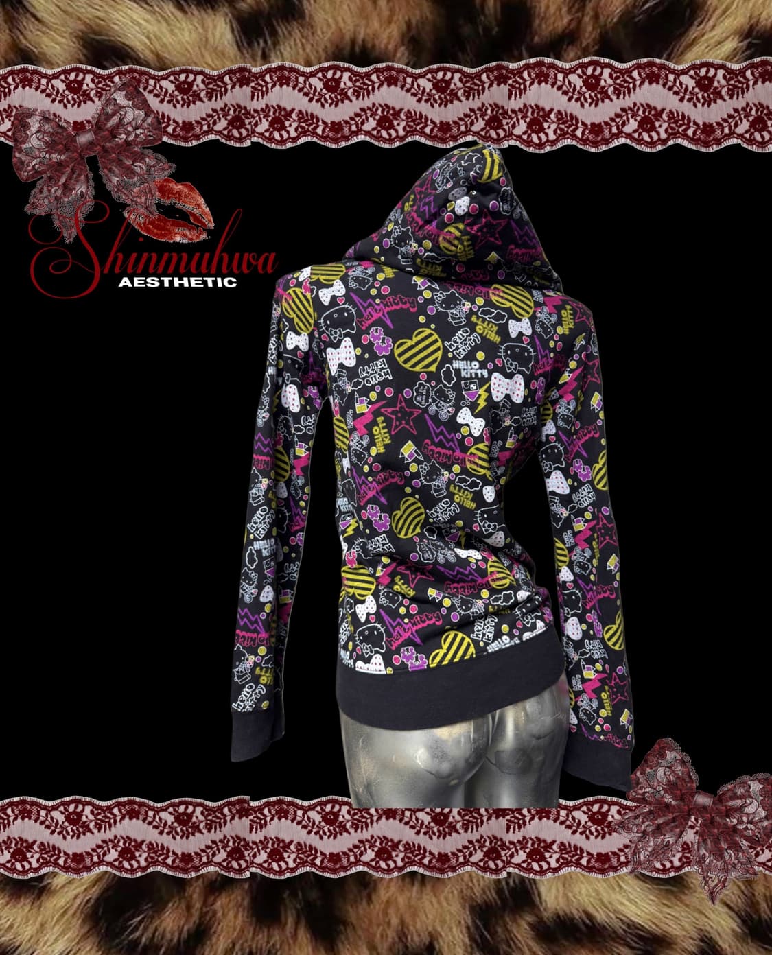 갸루 헬로키티  후디 상품이미지4