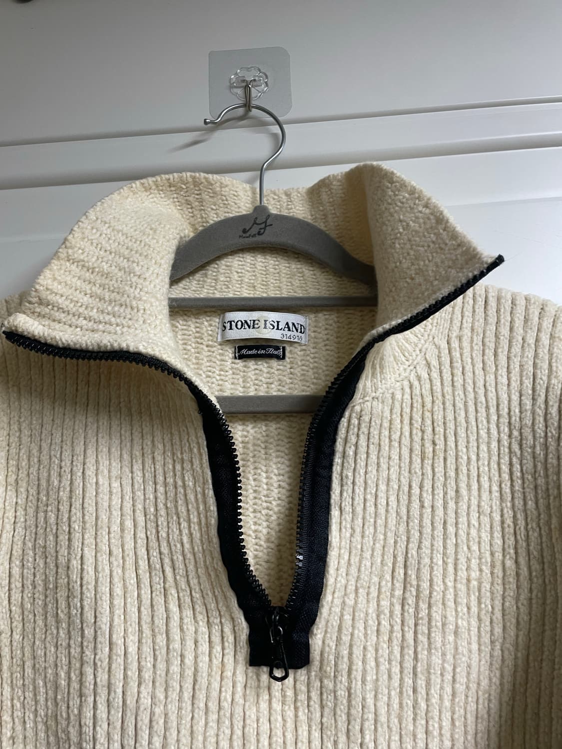 스톤아일랜드 하프 집업 니트 상품이미지4