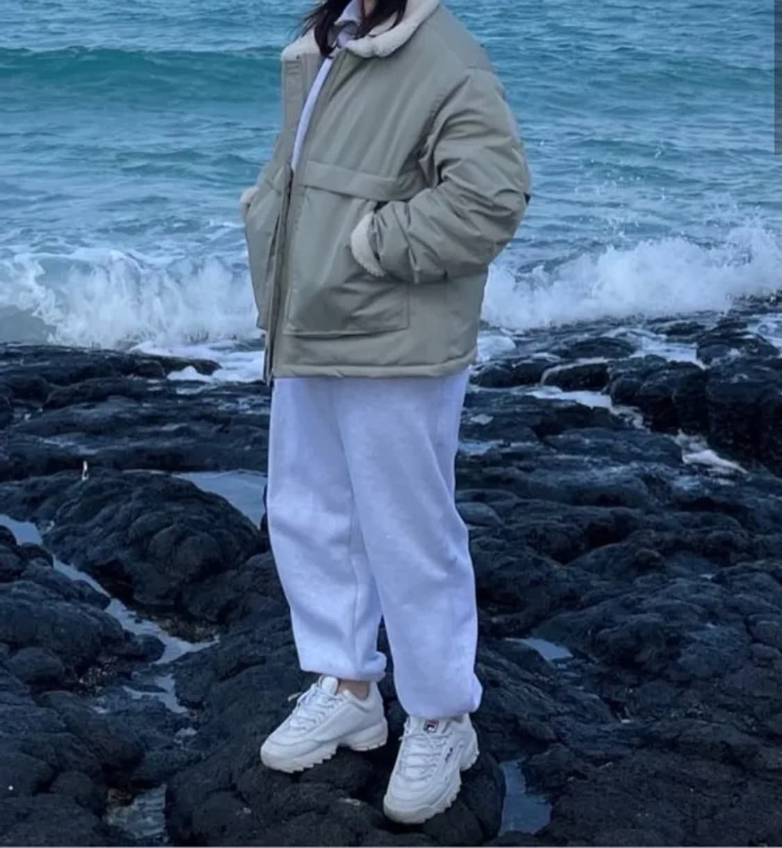 코드그라피 헤비 보아 플리스 무톤 자켓 상품이미지5