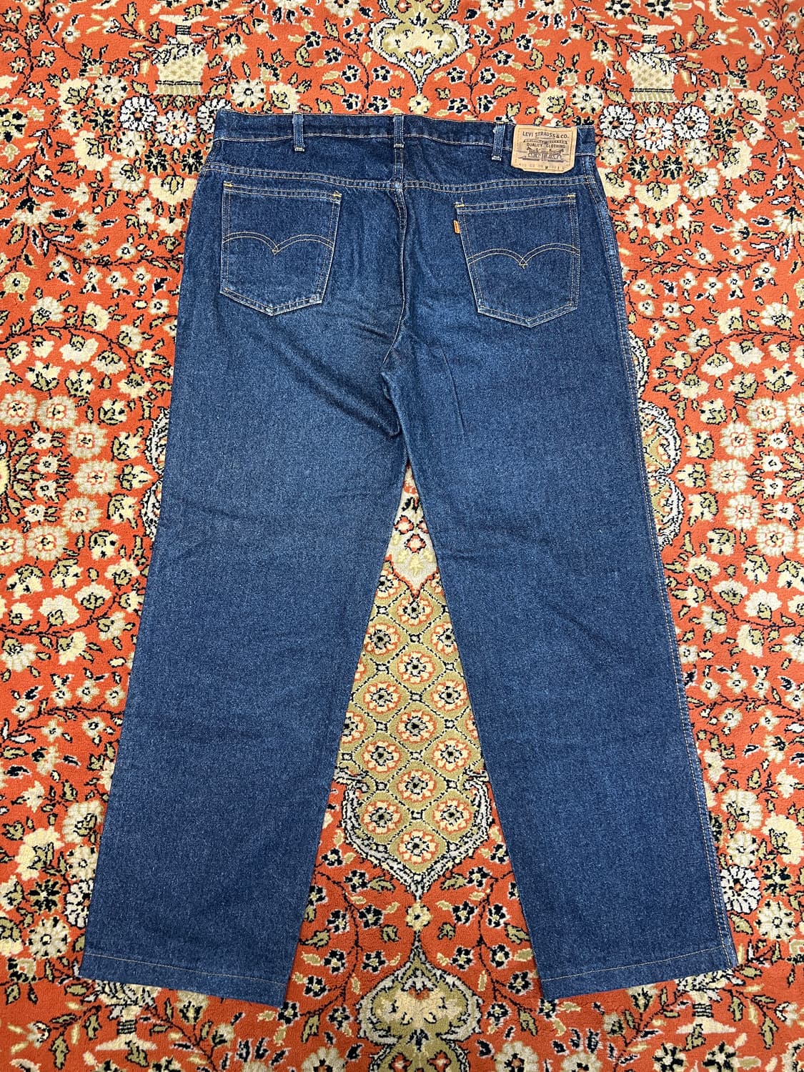 [40] 리바이스 빅사이즈 오렌지탭 515 진청 데님 팬츠 상품이미지2