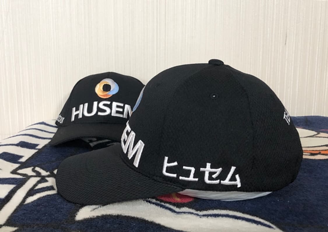 팀휴셈(HUSEM)골프단 일본투어 프로골퍼모자/캡(검) S 상품이미지3