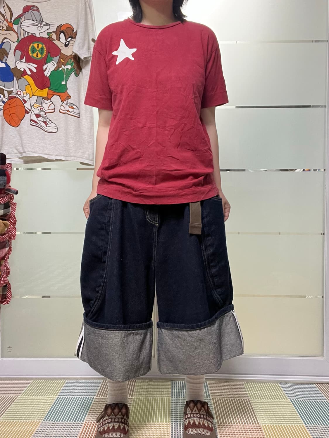 Levi’s japan 레드 반팔T 상품이미지4