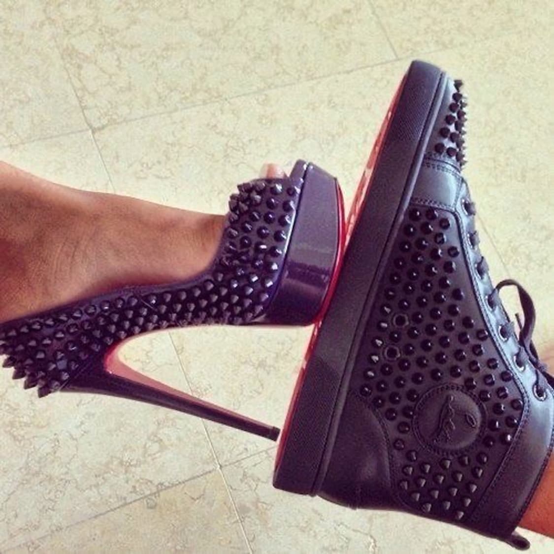 크리스챤 루부탱 스파이크 하이탑 36 상품이미지8