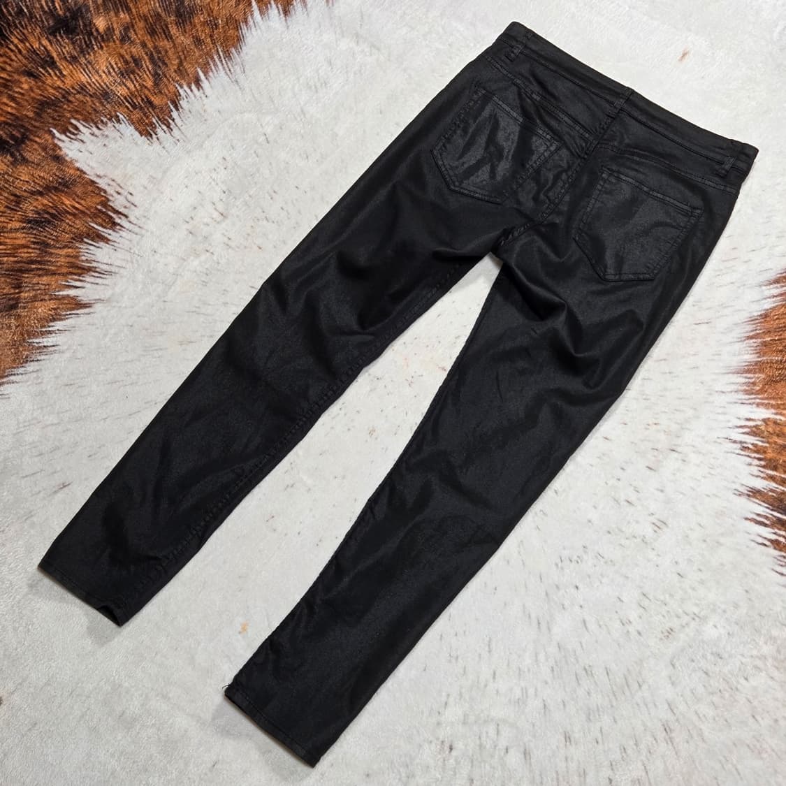 H&M 블랙 코팅진 상품이미지4