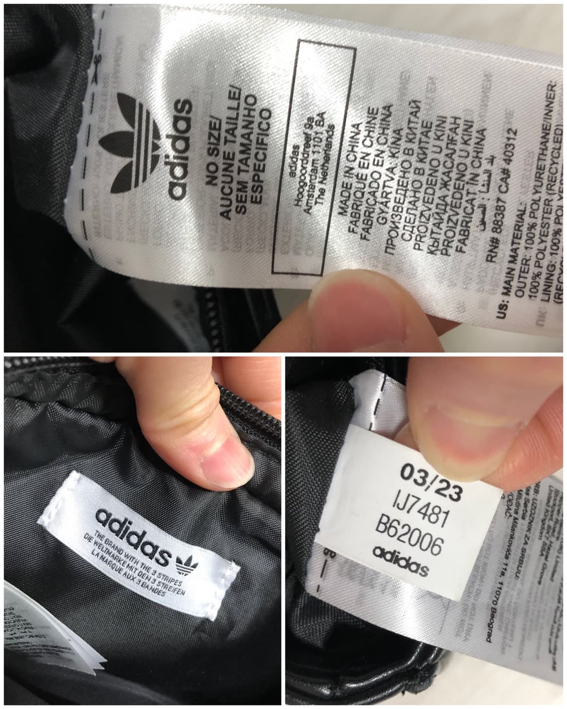 아디다스 OG x 세니아스나이더 레더 미니백 가방 _ 블랙 상품이미지9