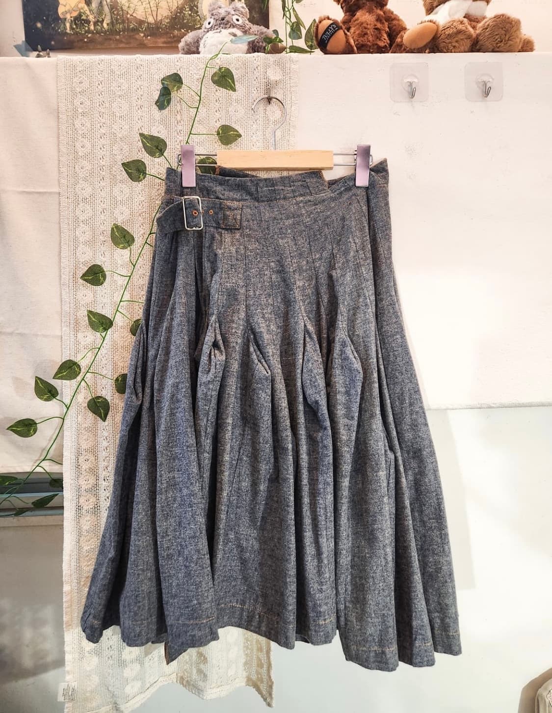 꼼데가르송 트리콧 랩스커트 상품이미지1