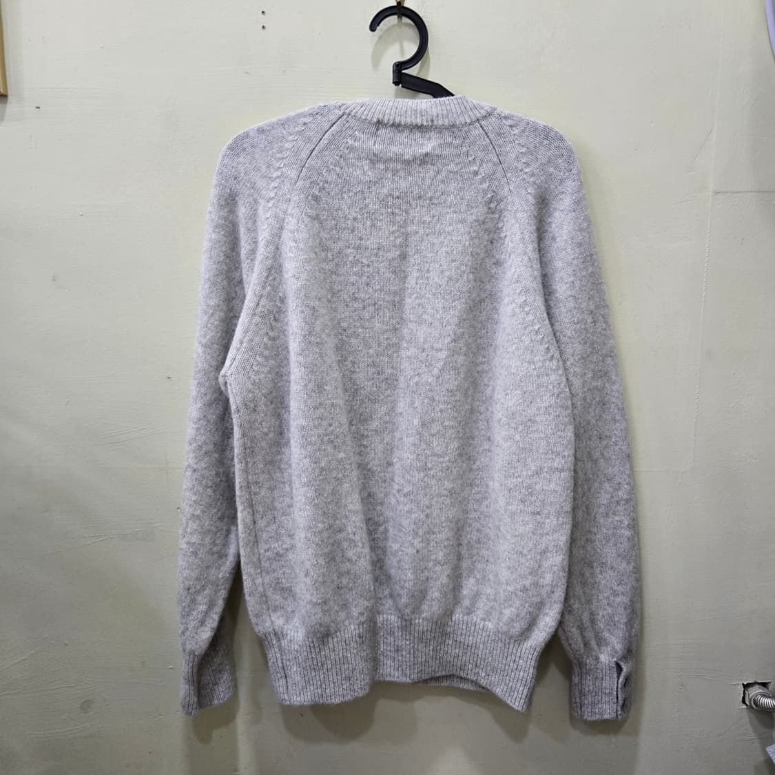 니티드 쉐기독 울 100% 라운드 가디건 (XL) 상품이미지3