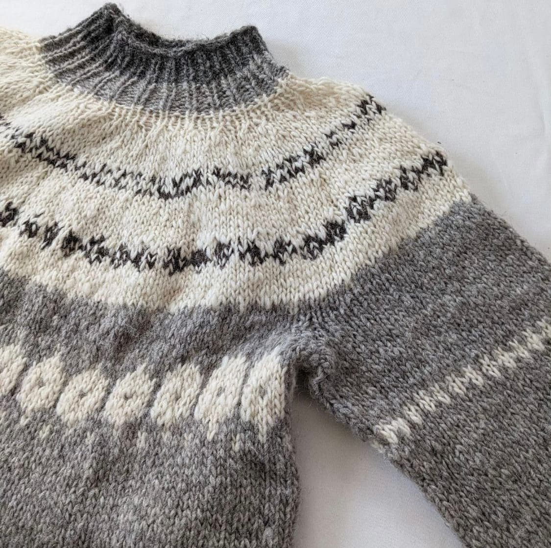 [XL]핸드메이드 노르딕 스웨터 상품이미지3